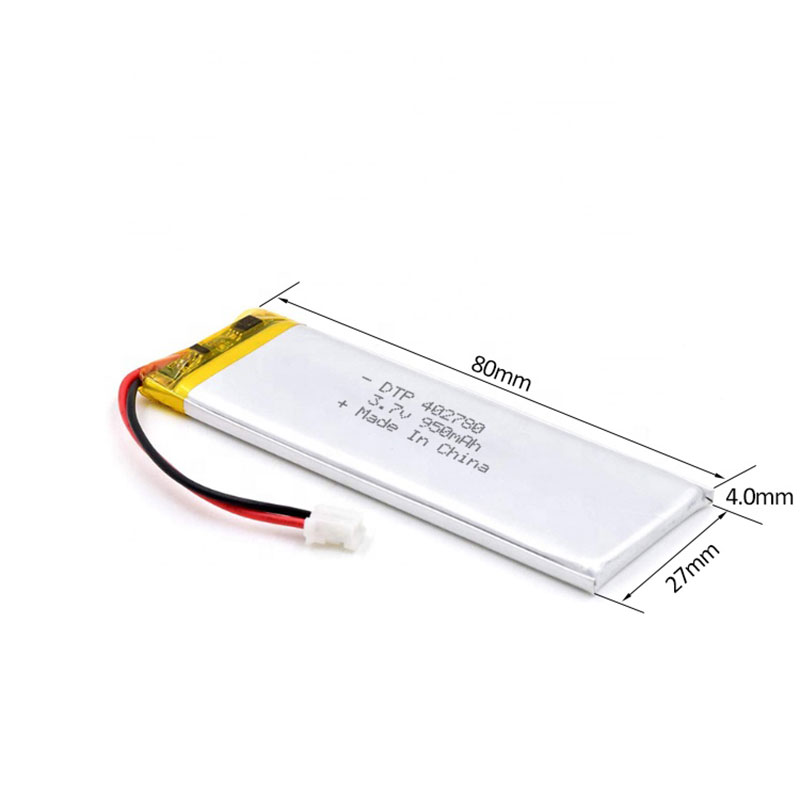 3.7V 1000mAh Rechargeable Polymer Battery Custom Lipo Lithium Ion Pouch Battery Suppliers China