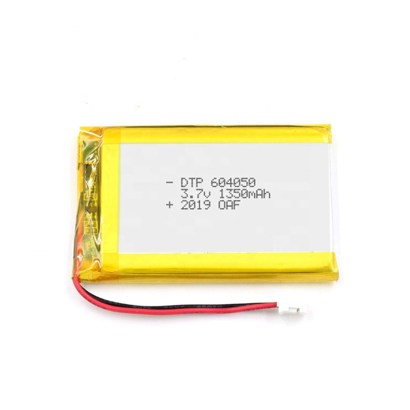 3.7 Volt 1350mAh Rechargeable Lipo Pouch Battery Custom Lithium Ion Polymer Battery Factory