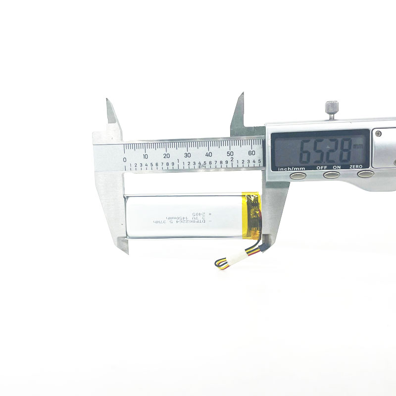 DTP862264 3.7 Volt 1450mAh Rechargeable Lipo Pouch Battery Custom Lithium Polymer Battery Factory