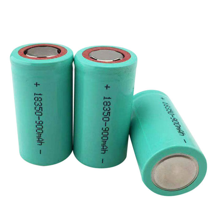 18350 900mAh Li Ion Battery Cell Rechargeable Lithium Ion Battery Supplier
