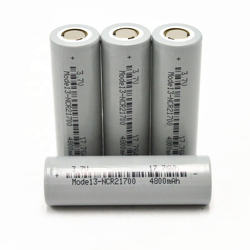 21700 4800mAh Li Ion Battery Cell Rechargeable Cylindrical Lithium Ion Battery