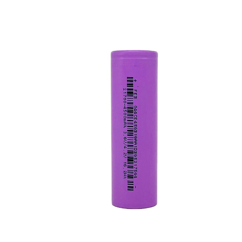 21700 4500mAh Li Ion Battery Cell Rechargeable Cylindrical Lithium Ion Battery