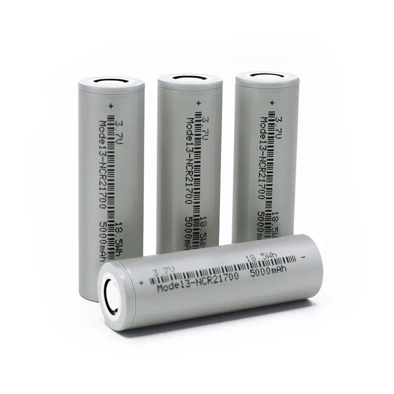 21700 5000mAh Li Ion Battery Cell Rechargeable Cylindrical Lithium Ion Battery