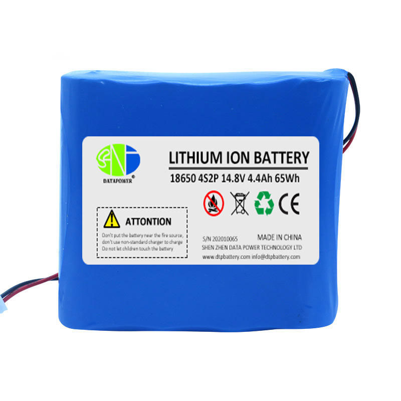 14.8 Volt 18650 4S2P 4400mAh Li Ion Batteries Packs 14.8 v Rechargeable Lithium Ion Battery Pack