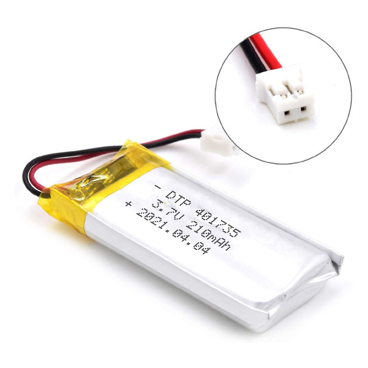 DTP-battery - 3.7v 210mah lithium polymer battery DTP401735